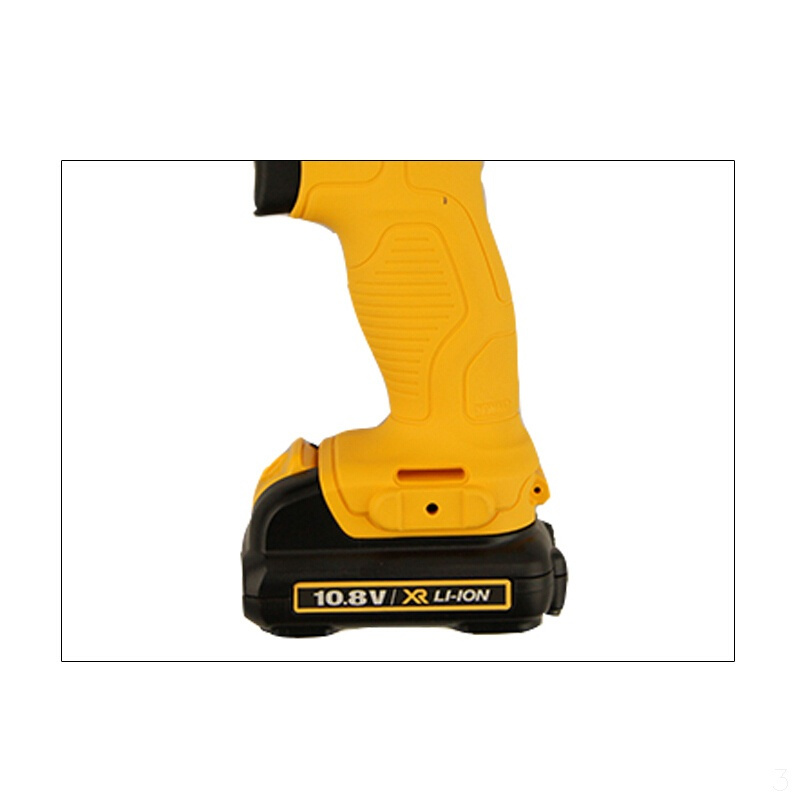 得伟(DEWALT)订制10.8V 经济型锂电充电式电钻起子 2x1.3Ah电池套装 电钻工具箱 DCD700CK2