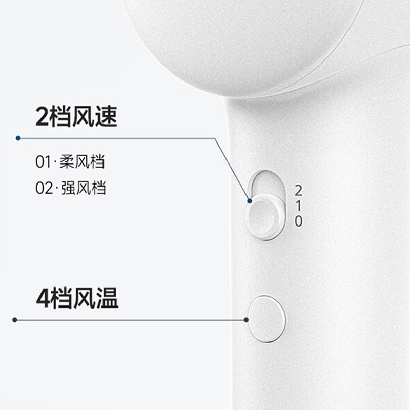 松下电吹风机1500W御光离子高速恒温护发EH-NF70(颜色随机)高清大图