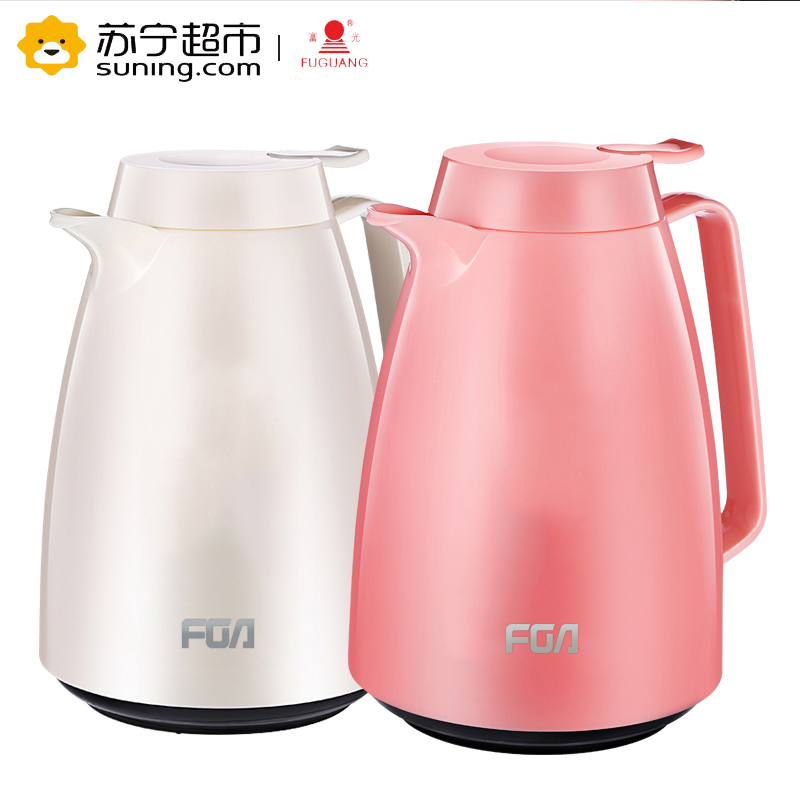 富光(FUGUANG)保温壶WFS1020-1500 1500ml 男女士带茶隔 便携创意双层泡茶玻璃水杯