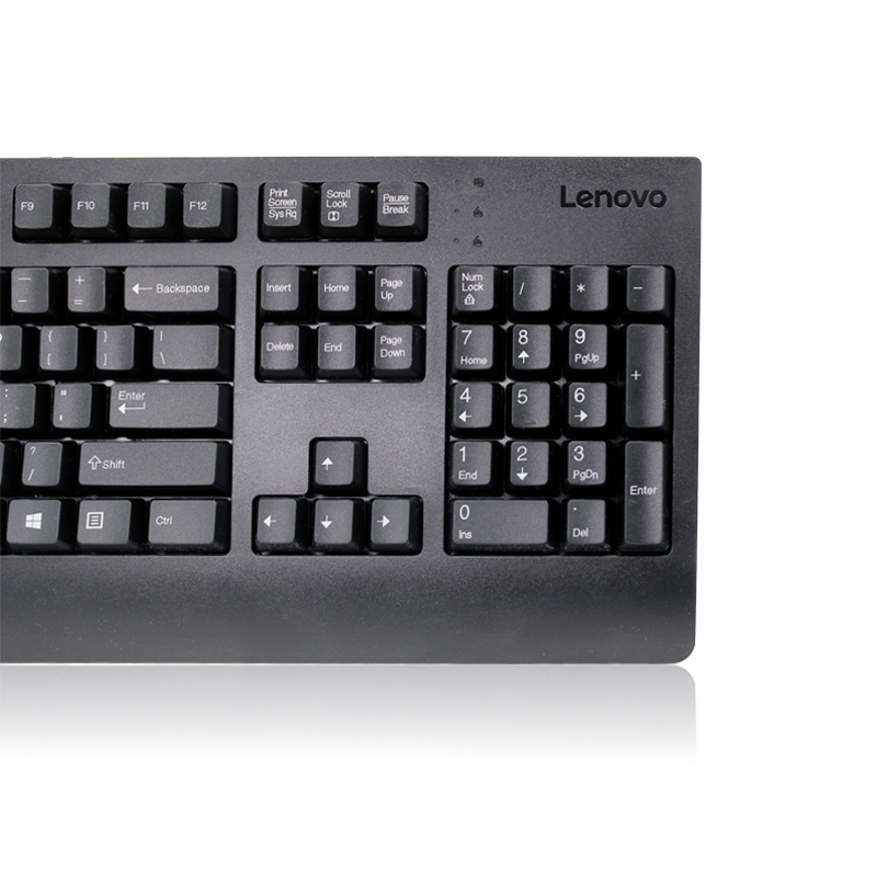 J联想(Lenovo) KU1619 USB接口有线键盘 黑色
