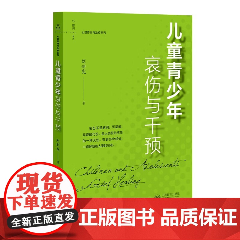 儿童青少年哀伤与干预心理咨询与治疗系列正版图书籍婚姻解体社会心理情绪反应刘新宪著上海教育出版社另著丧子家庭心理疗愈高清大图