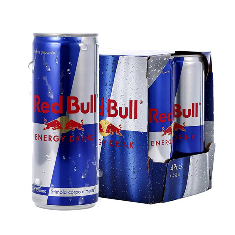 奥地利原装进口 红牛(Red Bull)含气维生素功能饮料 250ml*4罐