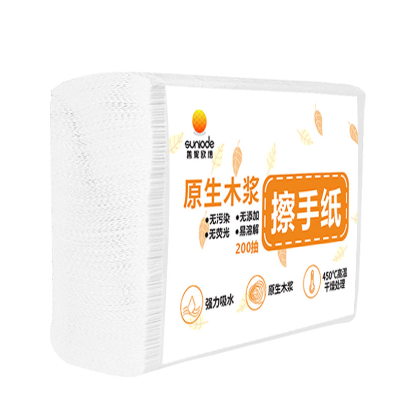 善妮欧德 擦手纸纸巾200张/20包/箱 P1001 箱