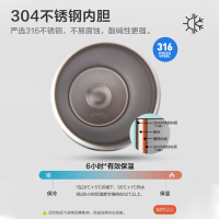 乐扣乐扣(LOCK&LOCK)元气弹跳咖啡杯商务办公马克杯便携车载大容量保温杯随行杯 550ML LHC3249