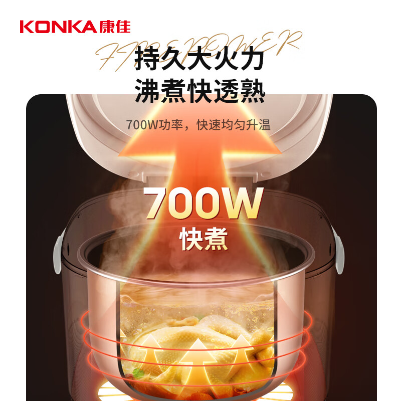 康佳电饭煲 智能4LKDFB-4026-W高清大图