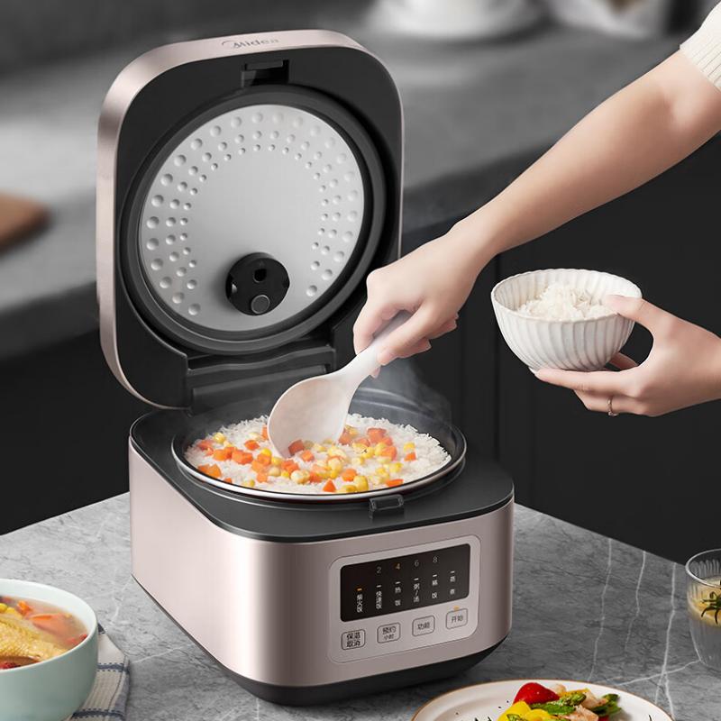 美的(Midea) 电饭煲4L匠铜聚能釜内胆微压焖香阀 智能预约 MB-AFB4052R[ZMD安心系列]/台高清大图