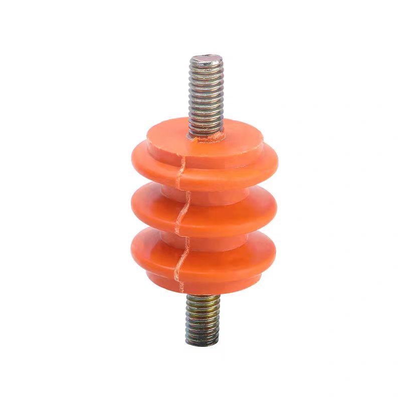 盛京联硕 黄色绝缘子 配电箱柜零排绝缘支柱座 Φ6*30 不带杆 个高清大图