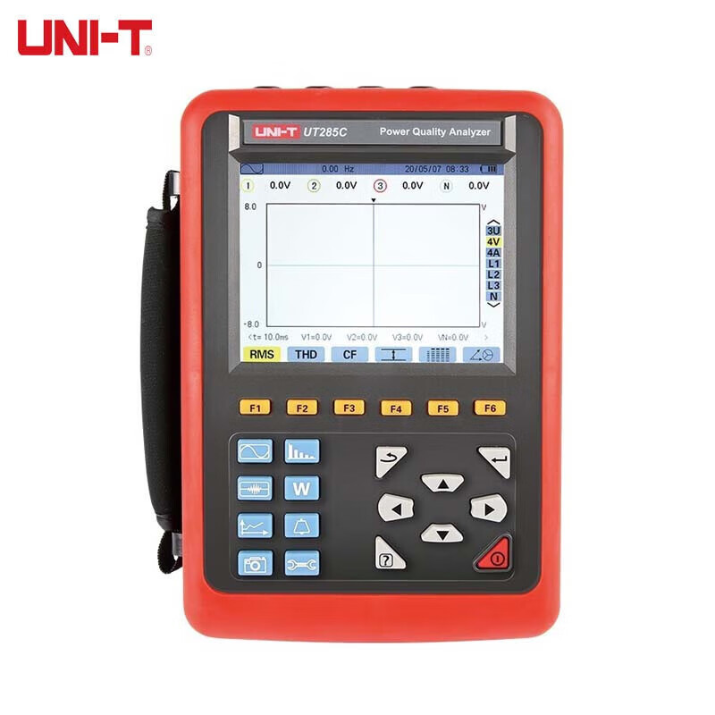 优利德(UNI-T)UT285C电能质量分析仪 三相电能质量分析仪 工业电力电压电流相位电力谐波仪