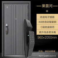 挺固甲级防盗门 入户门子母门 进户门 家用密码门智能门 隔音门安全门 定制门 别墅大门 莱茵河系列