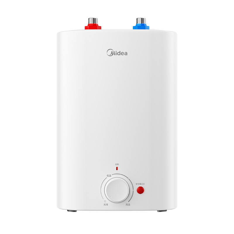 美的[8年质保]上出水电热水器小厨宝家用8.3L迷你大水量连续出水搪瓷内胆一级能效速热F8.3-20CB(ES)高清大图
