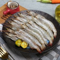 【已检疫】特大基围虾白虾 每盒装18-25只500g（净重400g）南美大虾 海产冷冻虾 九善食