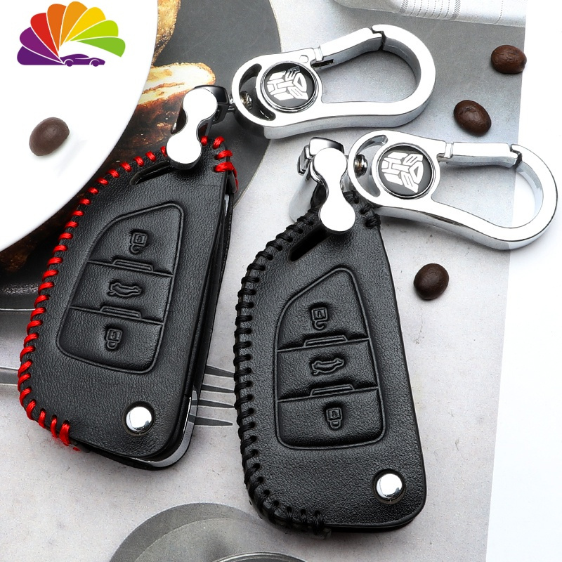 兵五代智能扣皮钥匙包xhorsec款黑线送挂绳手机号码牌挂件汽车钥匙扣