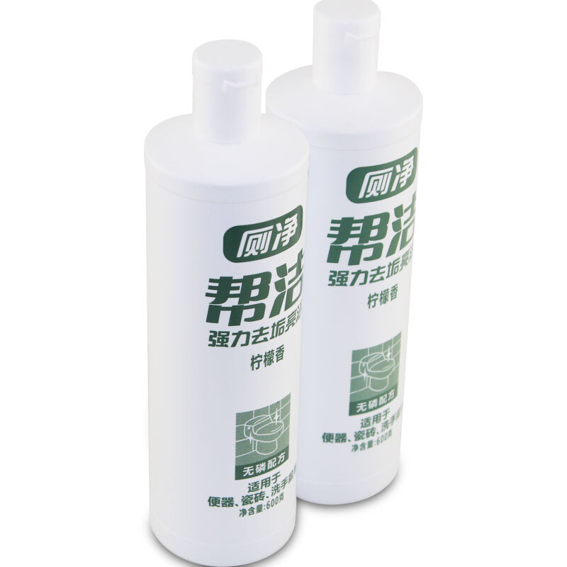 帮洁 600g厕所清洁剂马桶卫生间清洁柠檬香型洁 4瓶/件