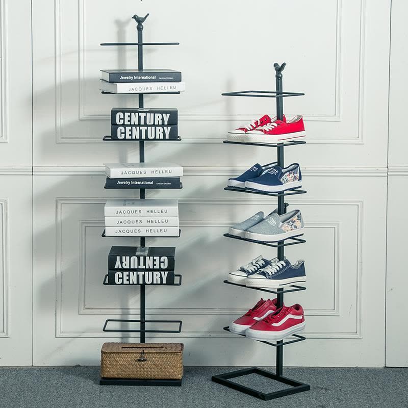 鞋架多层简易客厅家用经济型多功能简约迷你防尘儿童收纳鞋柜 七层白色图片