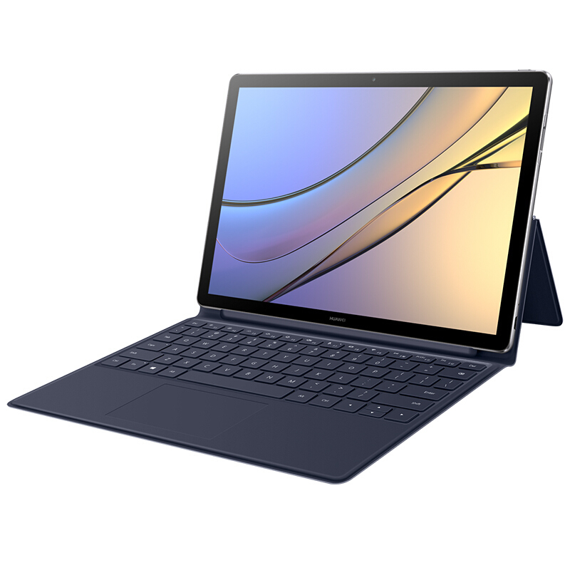 华为(HUAWEI) MateBook E 12英寸平板电脑笔记本二合一(i5-7Y54 4G 256GB固态 内含扩展坞 2K高清屏 含正版office 钛银灰)