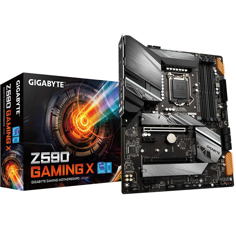 技嘉魔鹰Z590 GAMING X+英特尔I7 11700 CPU 板U套装