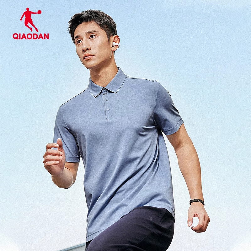 乔丹针织短袖T恤衫POLO商务男士夏季新款商场同款高尔夫透气运动 针织短袖T恤衫 KIS23222349/件高清大图