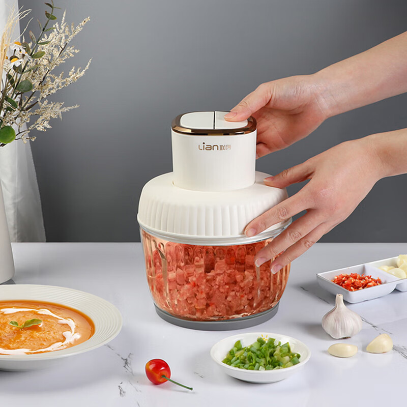 联创DF-JP023MB多功能绞肉机碎肉辣酱蒜泥果酱样样行