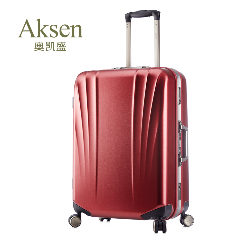 奥凯盛 行李箱静音万向轮旅行箱2密码锁拉杆箱 6608款24寸