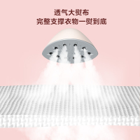 松下挂烫机NI-GWG046 手持家用蒸汽熨斗 双杆挂式烫衣架烫衣服 大水箱多档调节快速出汽 象牙白