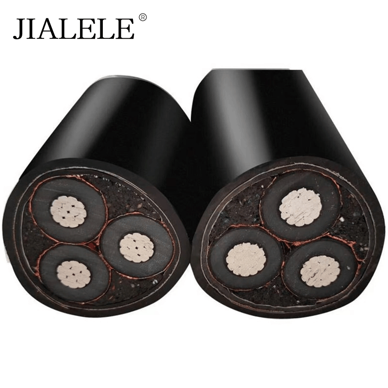 JIALELE 铝芯铠装电线ZR-YJV22-10-3*95平方 额定电压0.6/1KV 米图片