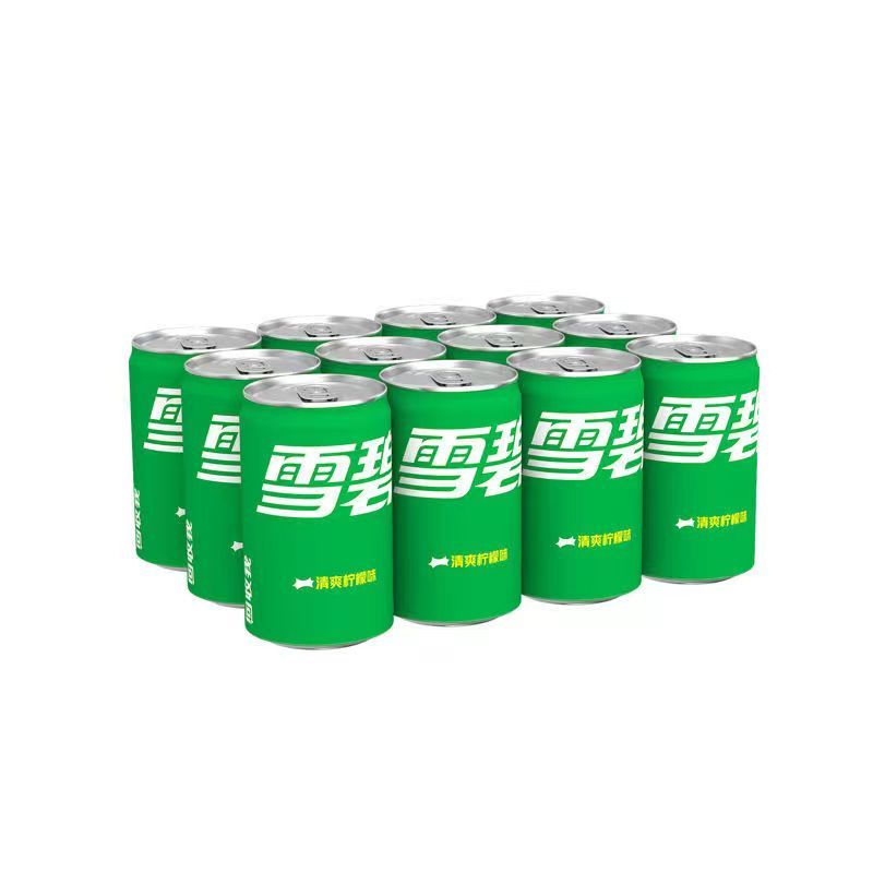 雪碧330ml6罐装整箱24罐香港柠檬味复古玻璃瓶碳酸饮料汽水
