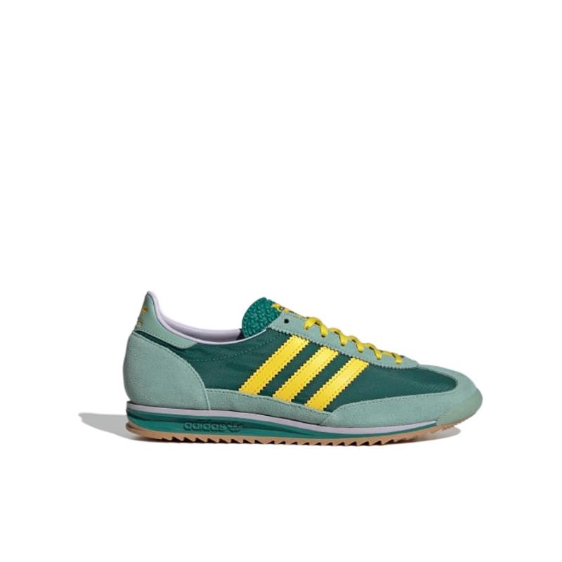 阿迪达斯(adidas)女跑步鞋经典尼龙绒面革拼接透气舒适休闲运动鞋