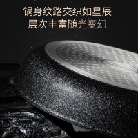 爱仕达(ASD) 煎锅 JL28C3WG 28CM不粘煎锅 黑曜冰裂纹 轻油易洁 电磁炉通用 不粘锅