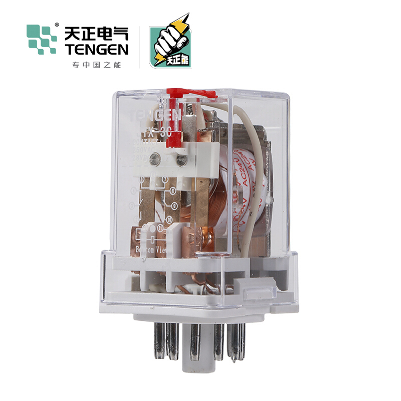 天正电气 JTX 小型 3C/O 不带灯 10A 24VAC 03050030023 中间继电器