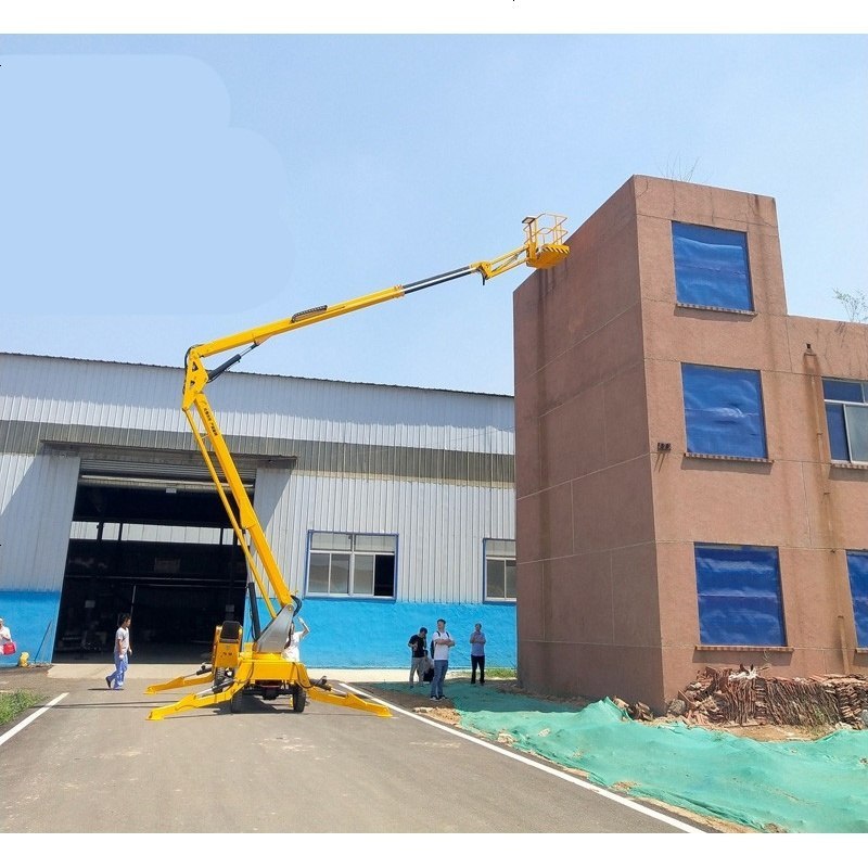 定做全自动升降机自行走折臂曲臂升降平台越野高端伸缩臂高空作业升高