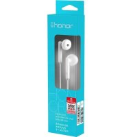 荣耀(honor) 荣耀AM115半入耳式耳机(白色)原装三键线控带麦半入耳式有线耳机 适用于华为、荣耀、苹果手机等