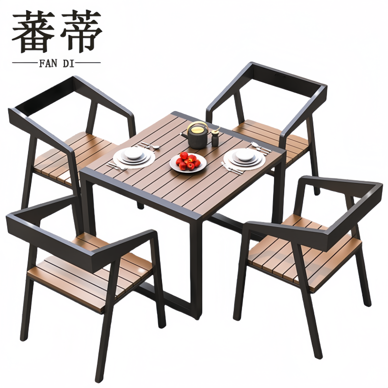 蕃蒂桌椅1桌4椅套