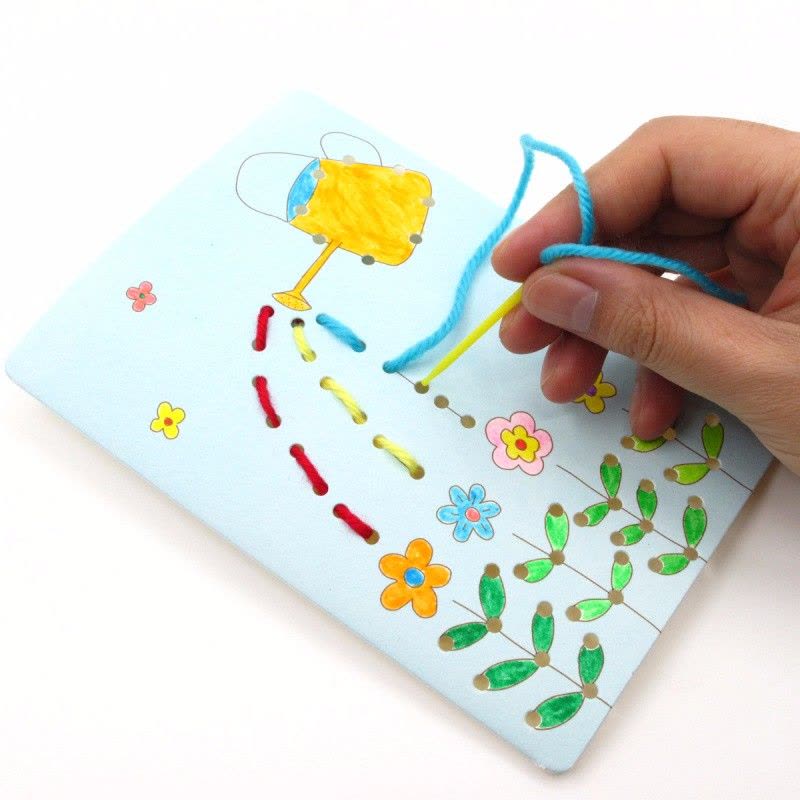 DIY教师节贺卡手工制作材料包 幼儿园儿童小学生送老师感谢涂色立体小卡片信封创意自制小鸡啄米礼物玩具图片
