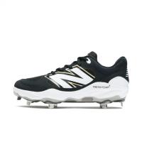 新百伦(New Balance)男棒球鞋轻量透气防滑耐磨舒适缓震户外训练 Black_×_White 42