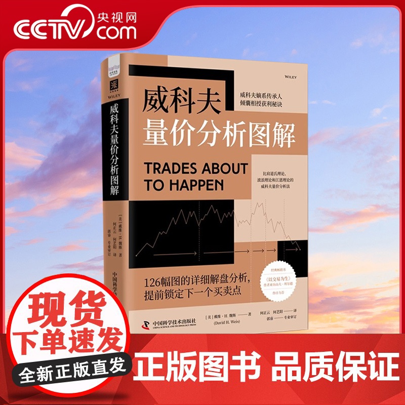 【央视网】威科夫量价分析图解 金融分析书籍股市分析分解卖点透析 读懂图形语言洞悉市场走势 成为会看图能解盘的交易高手ZK