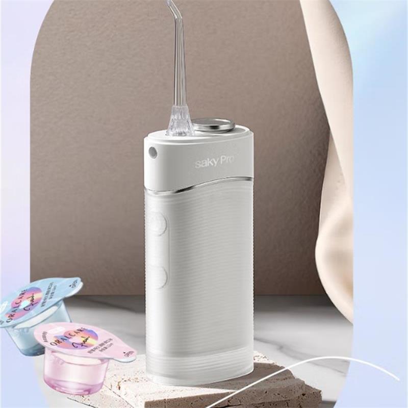 舒客 冲牙器洗牙器水牙线 舒克全身水洗伸缩便携 3种专业喷嘴H5 星云紫高清大图