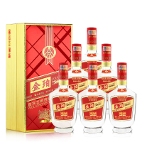 [6瓶装]宜宾五粮液股份金珀酒 52度浓香型白酒 500ml *6瓶 整箱特惠[手工盒]