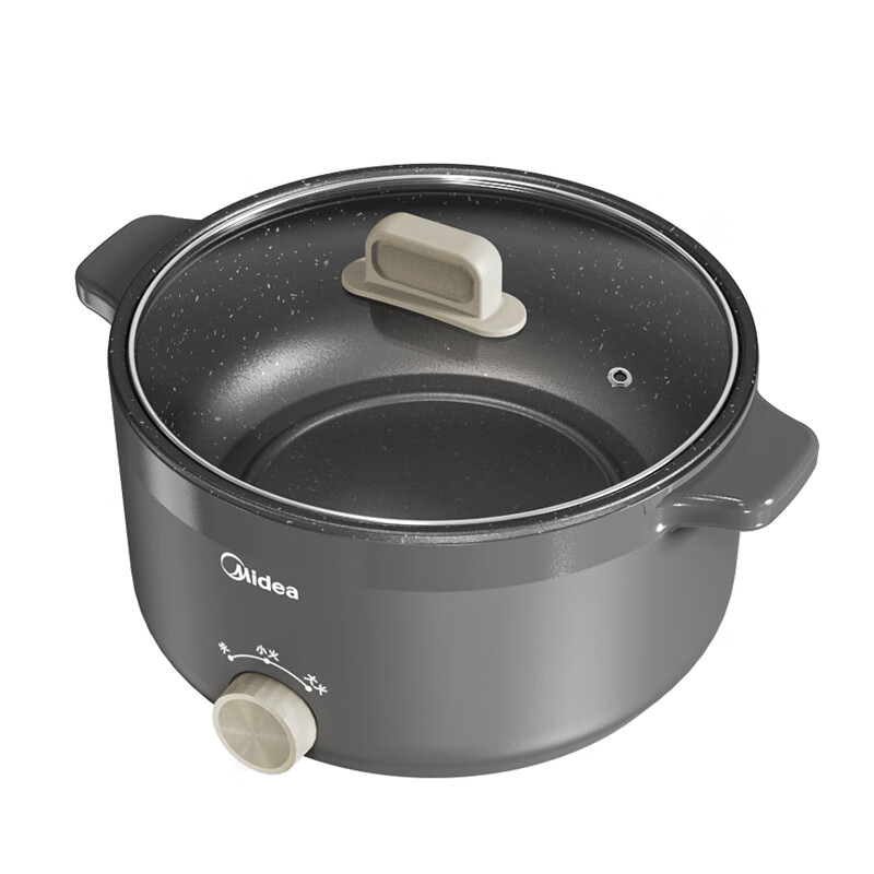美的(Midea)家用多功能大容量便携电火锅 3L HGE2520高清大图