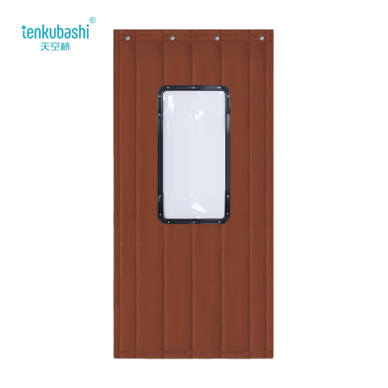 天空桥 棉门帘 MML-48咖啡色40*80cm三层棉 平方米高清大图