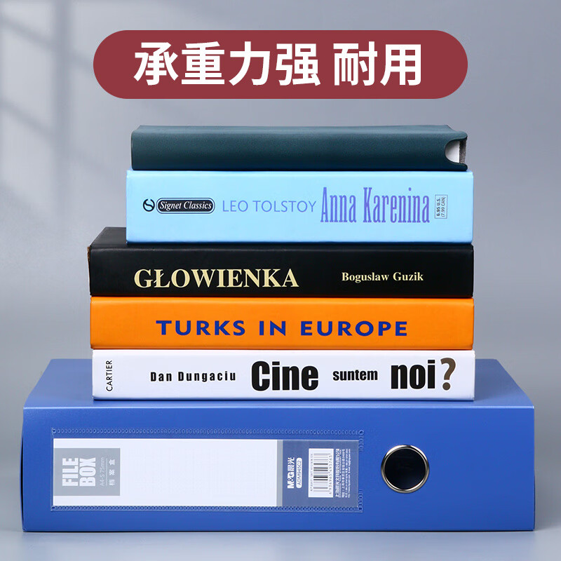 晨光(M&G) 档案盒经济型55mm(黑)ADM94814高清大图