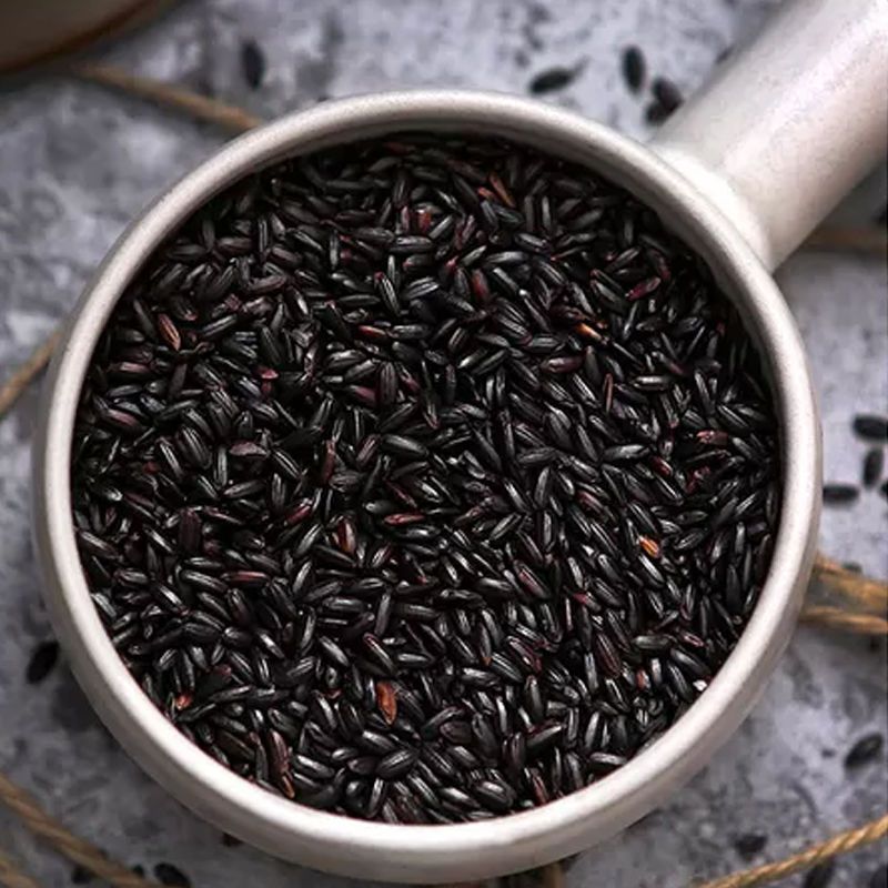 新米东北黑米黑糯米糙米农家杂粮黑香米无染色黑米10斤视频