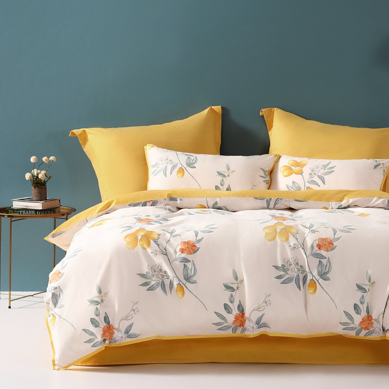 [断码清仓]水星家纺全棉40s四件套纯棉床单被套枕套学生成人套件