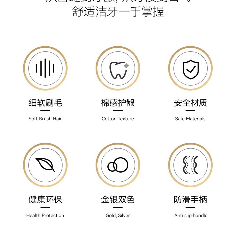 牙博士三面立体牙刷双支装高清大图