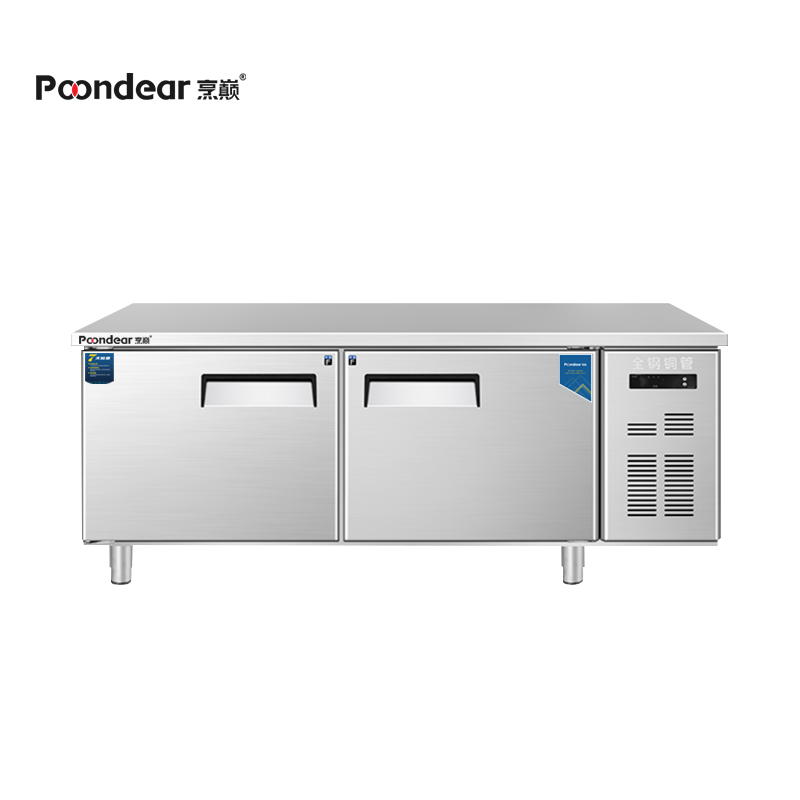 烹巅(Poondear)商用平冷工作台 1米8双温 PD-LS1880