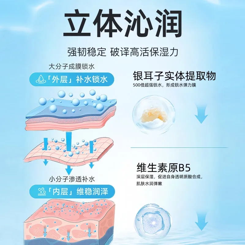 绽妍维生素B5面霜敏感肌清爽滋润干油皮保湿补水护肤水乳面部健康50g高清大图