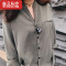 真智力抖音小红书同款发光小相机项链潮男女学生韩版简约情侣款网红饰品 黑色相机[玩具发光发声] 不能拍照发光玩具