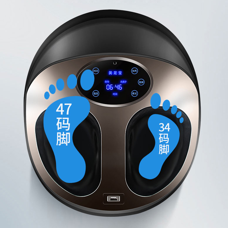 安尚足疗机触屏式全方位全自动电脑式美足宝全包裹气囊电动脚底按摩器足底仪穴位足跟部脚踝滚揉按摩温热加热足疗器神器礼物礼品