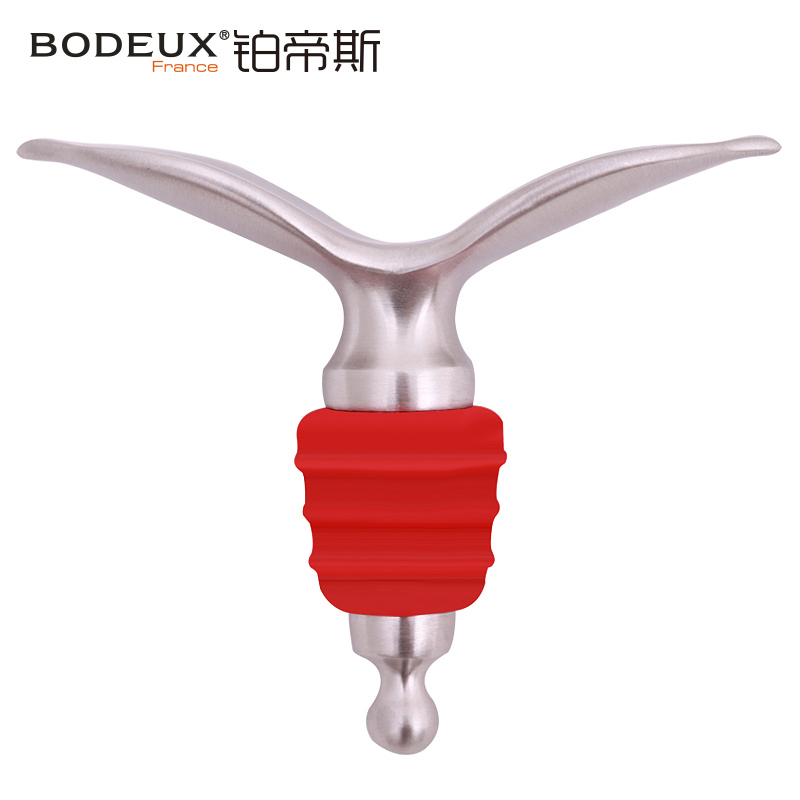 铂帝斯BODEUX 红磨坊双瓣红酒塞 不锈钢酒瓶塞酒嘴塞