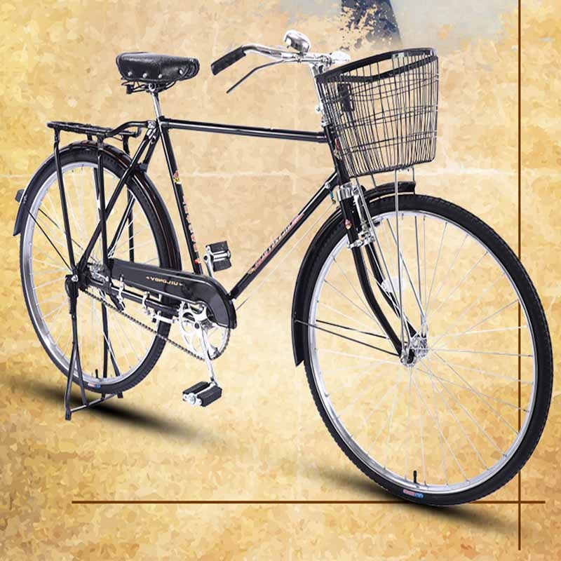 永久牌复古老式28寸26自行车二八大杠轻便成人老人男女式单车