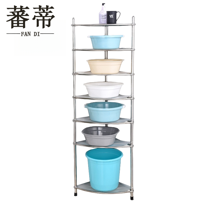 蕃蒂 不锈钢置物架七层 个